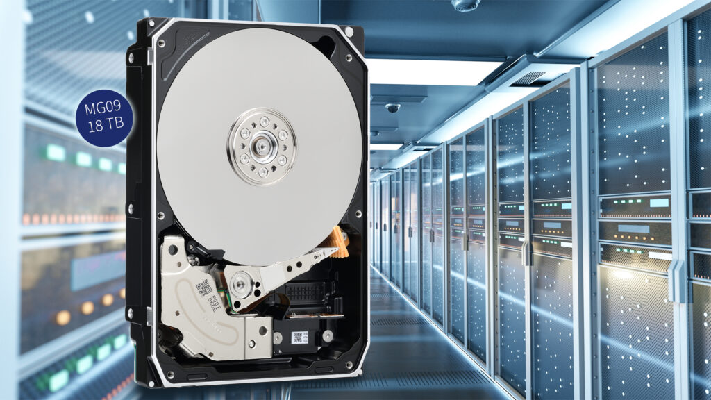 Toshiba präsentiert neue HDD-Serie MG09 mit 18 TB