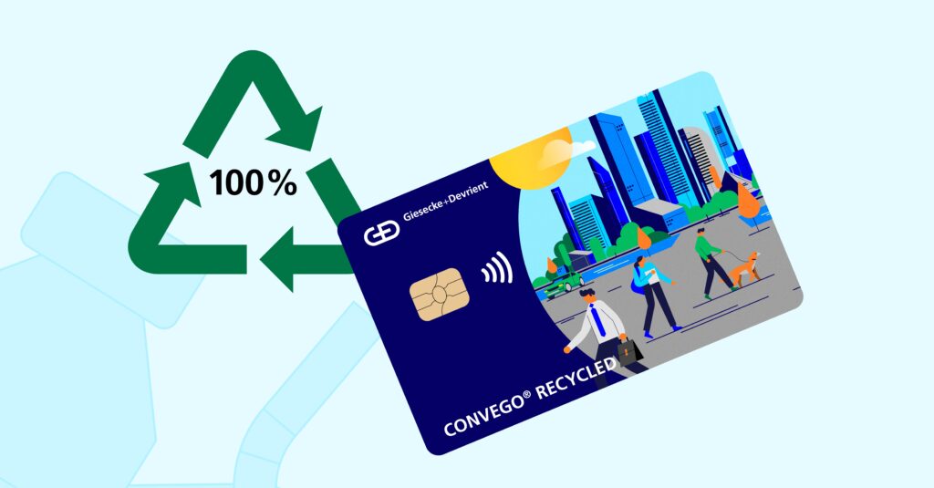 Giesecke + Devrient: Spanische Bank BBVA nutzt nachhaltige Karten von G+D aus 100 Prozent recyceltem Material