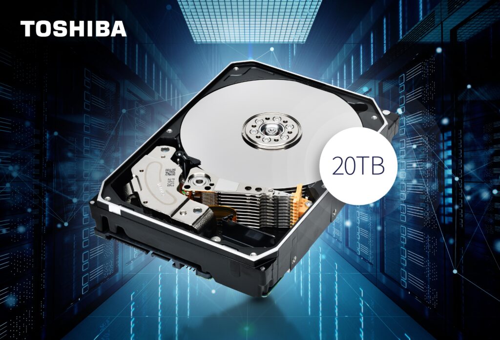 Toshiba präsentiert neue Festplattenserie MG10 mit 20 TB