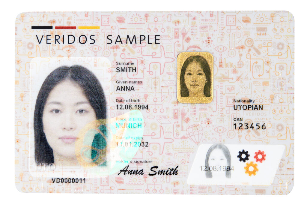 Veridos launches new security features for transparent windows on ID cards and passport data pages
