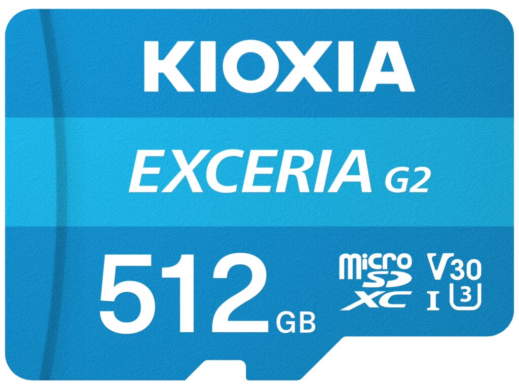 KIOXIA präsentiert neue KIOXIA EXCERIA G2 microSD Speicherkartenserie