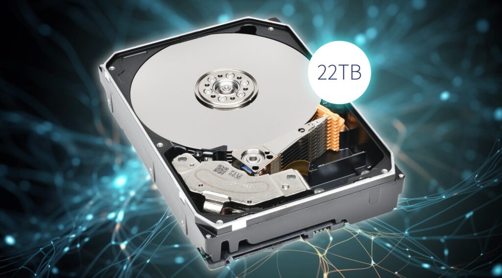 Toshiba kündigt 22-TB-Festplatte der MG10F-Serie an