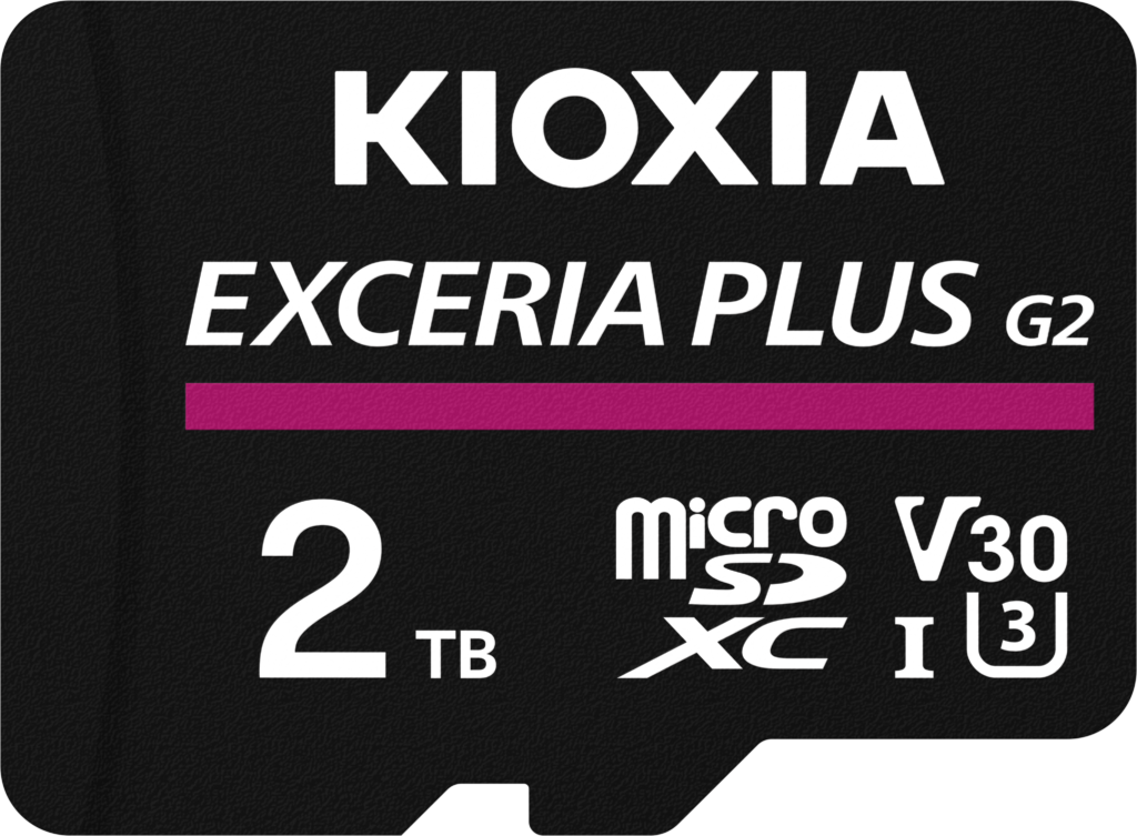 KIOXIA bringt microSDXC-Speicherkarte mit 2 Terabyte auf den Markt