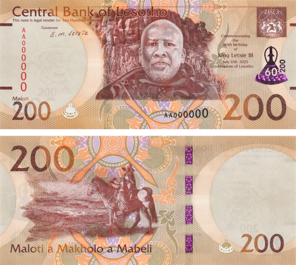 Auf G+D-Technologie basierende Banknoten aus Lesotho und Marokko werden als „Regional Banknote of the Year“ geehrt