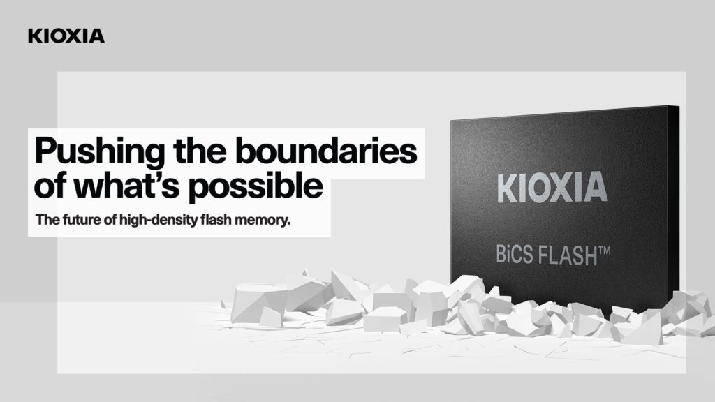 KIOXIA präsentiert 2-Tb-QLC-Flashspeicher mit der branchenweit höchsten Kapazität und aktuellsten BiCS FLASH-Technologie