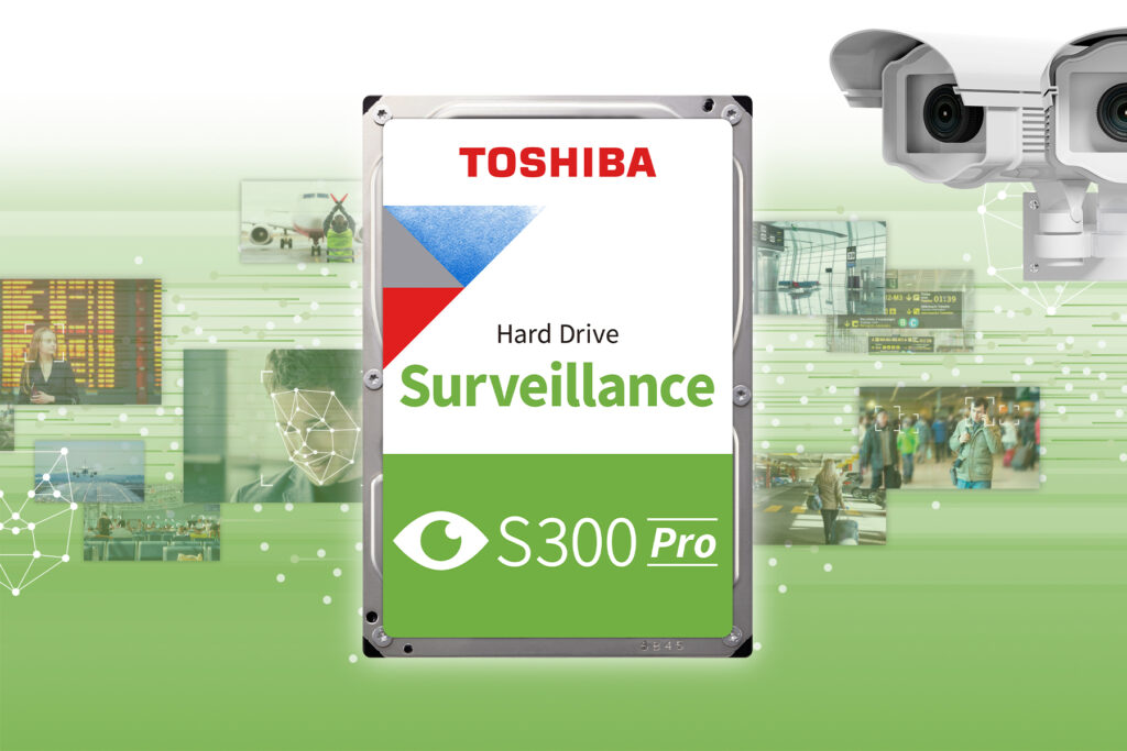 Toshiba präsentiert die nächste Generation der S300 Pro Surveillance-HDDs für große Videoüberwachungssysteme