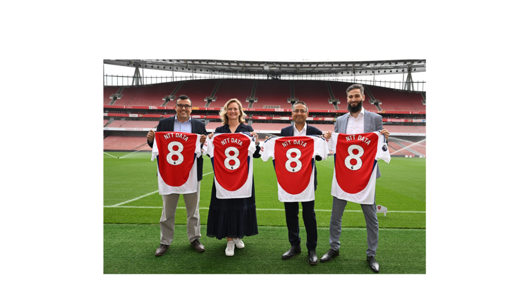 NTT DATA wird erster offizieller Partner des FC Arsenal für die digitale Transformation​