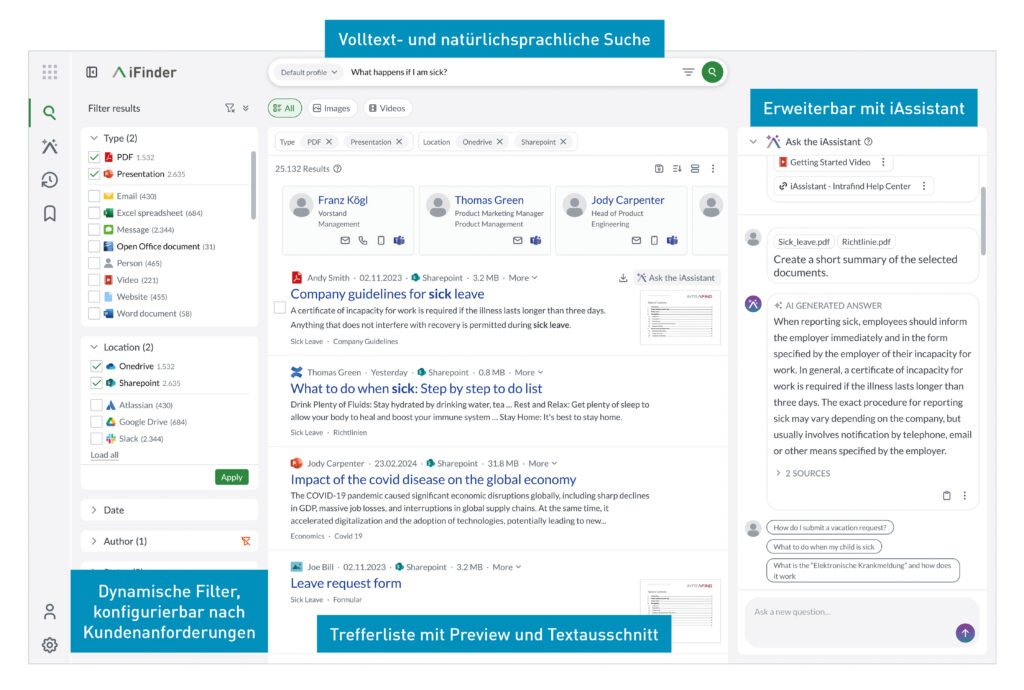 IntraFind stattet iFinder mit generativer KI aus
