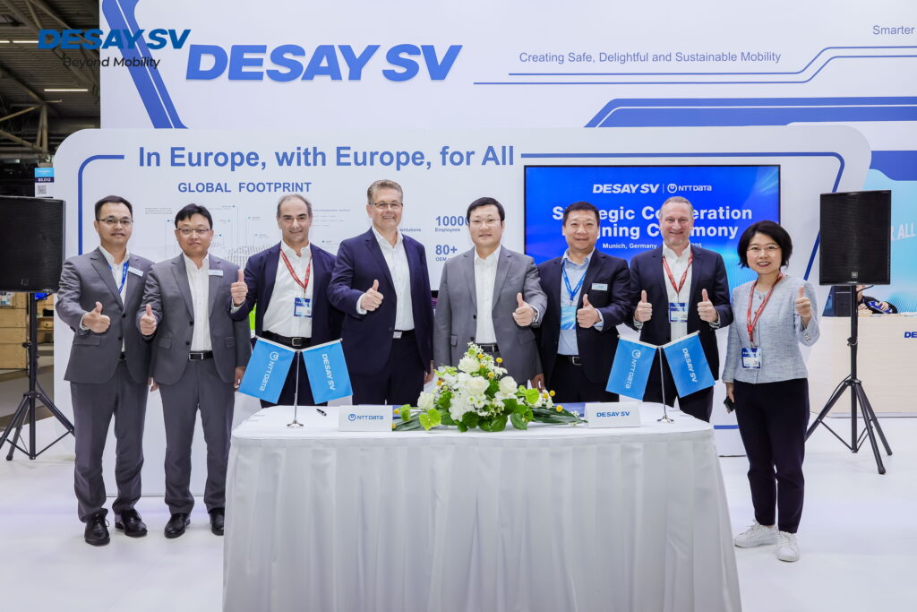 NTT DATA und Desay SV kreieren Software-defined Vehicle-Plattform der nächsten Generation​