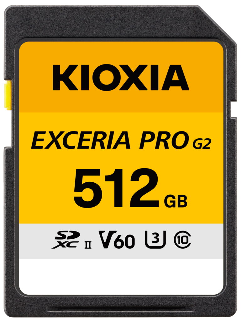 KIOXIA stellt SD-Speicherkartenserie EXCERIA PRO G2 vor​