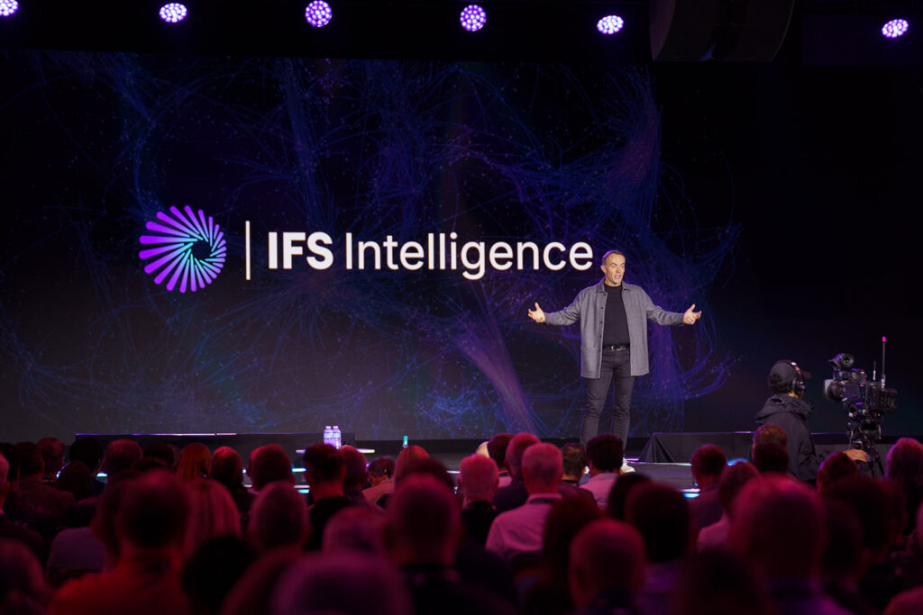 Mark Moffat, CEO von IFS auf der IFS Unleashed in Orlando, Florida am 13. Oktober 2026. (Quelle: IFS)